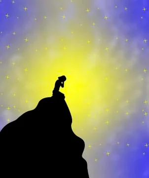 Lonely Child Illustrazione stock