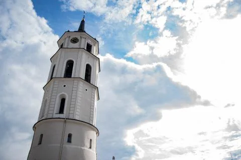 Lonely clock tower Stock Photos