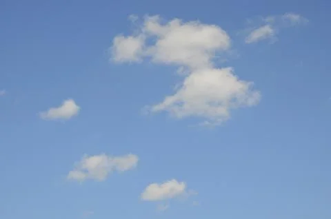 Lonely cloud in the sky Stock Photos
