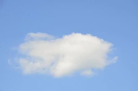 Lonely cloud in the sky Stock Photos