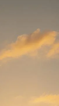 Lonely cloud in a sunset Stock Photos