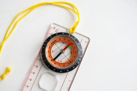 Lonely compass. Stock Photos