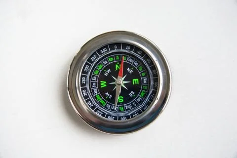 Lonely compass. Stock Photos