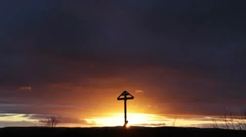 A lonely cross Video stock 9780832