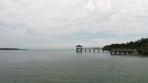 Lonely dock Video stock 124720828