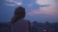 Lonely frozen girl sadly staring into distance dreaming about mans love and care 4k or 4k+ Resolution
