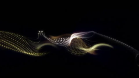 Lonely Golden Wave Stock Footage 219482605