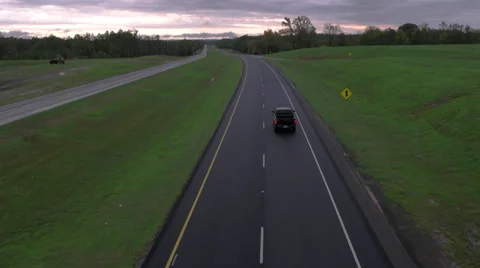  Lonely Highway Stock-Footage 57245201
