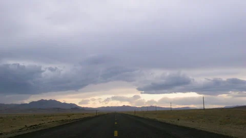 Lonely Highway Stock Footage 137988325