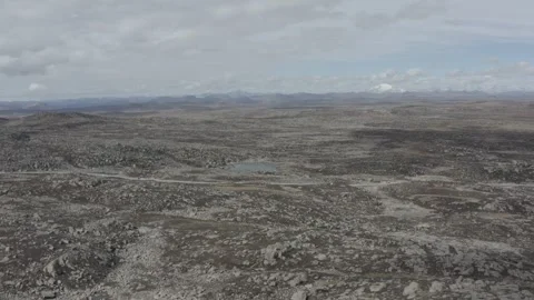 A lonely highway resembling the moon Video stock 337985351