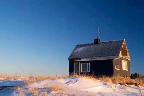 Lonely house Stock Photos