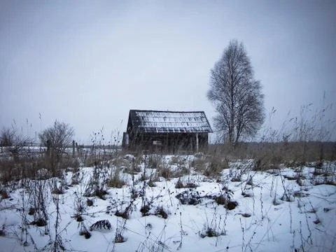 Lonely house Stock Photos