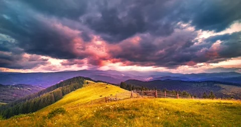 Lonely house of a sheep shepherd Stock Footage 170782857