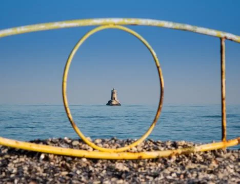 Lonely Lighthouse Stock Photos