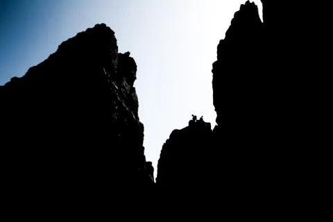 Lonely men Foto stock