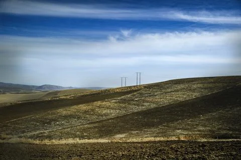 The lonely mountain Stock Photos