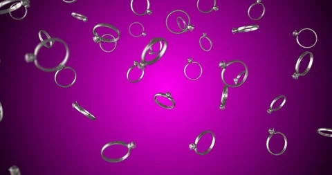 Lonely ring diamond Video stock 88535786
