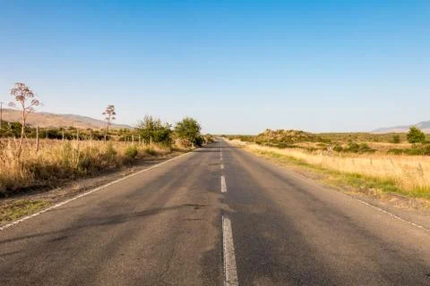 Lonely road Stock Photos