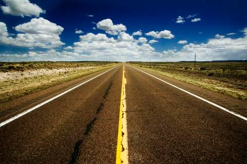 Lonely Road Stock Photos