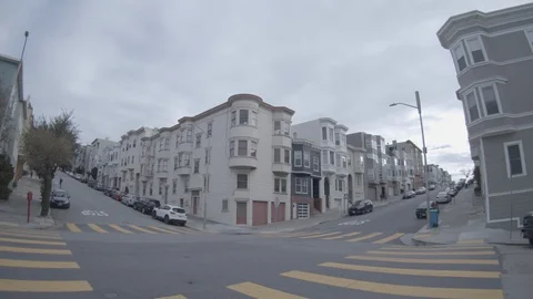 Lonely San Francisco Corner Stock Footage 101661602