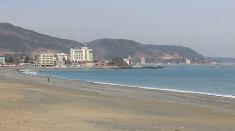 The lonely seaside Stock Footage 35801942