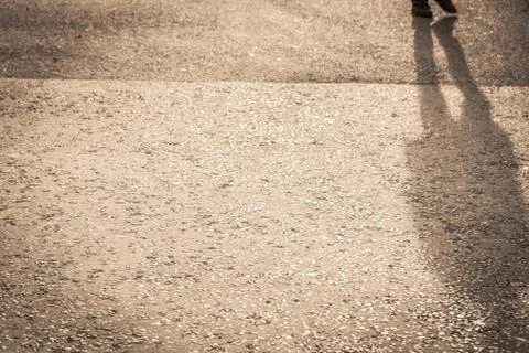 Lonely shadow 스톡 사진