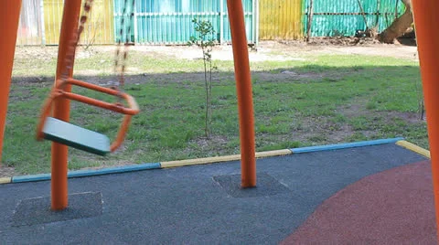 Lonely swing Stock Footage 24241612