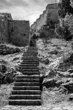 Lonely at the top Foto stock