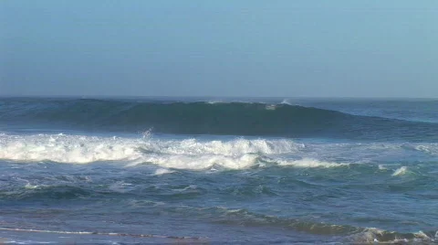 Lonely wave  Stock Footage 265166