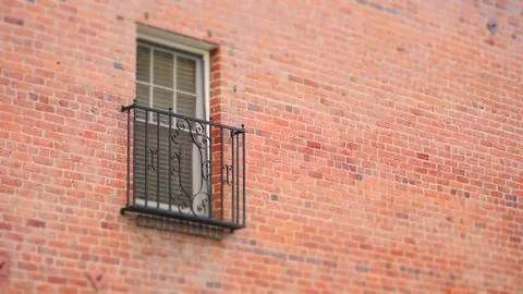 THE LONELY WINDOW Stock Photos