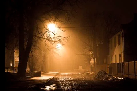 Lonelyness at night Stock-Fotos