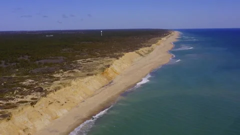 Long and empty beach, Cape Cod 库存影片 276133509