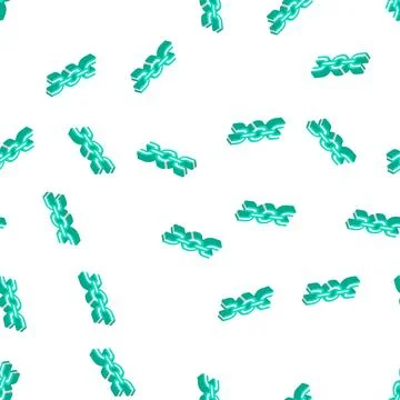 Long and short chain isometric icon seamless pattern イラスト素材