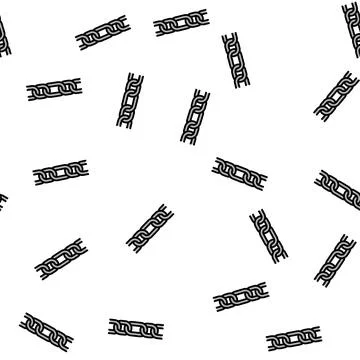 Long and short chain vector seamless pattern Stock Illustration