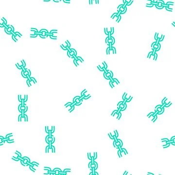 Long and short chain vector seamless pattern Stock Illustration