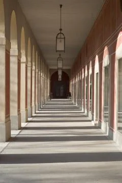 Long arcade Stock Photos