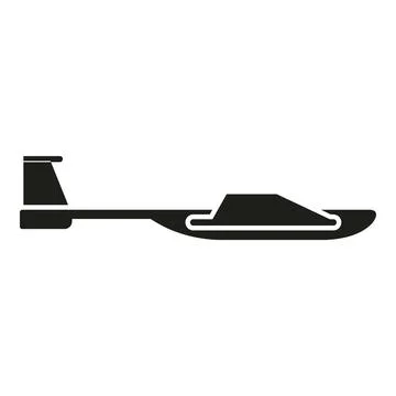 Long avia drone icon simple vector. Spy ai camera Stockillustratie