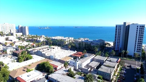 Long Beach Aerial Vidéo 73969480