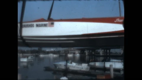 Long Beach Boaters 1966 Stock Footage 150228713