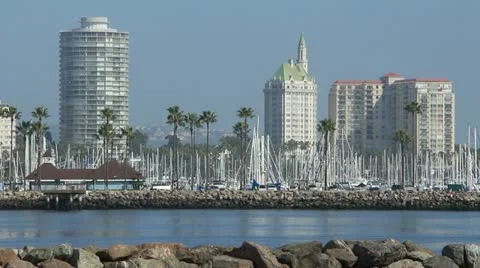 Long beach california 動画素材 20641366