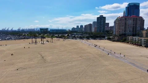 Long Beach City Hyperlapse Stock Footage 341774217
