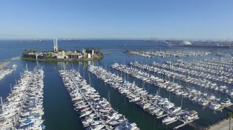 Long beach Shorline Stock Footage 52188864