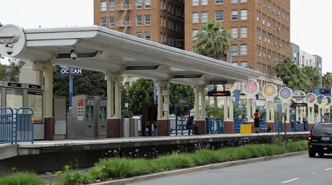 Long Beach Train Station 動画素材 58727725