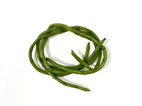 Long bean isolated on white background Stock Photos