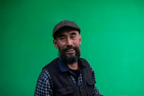 Long beard, the old man image Stock Photos