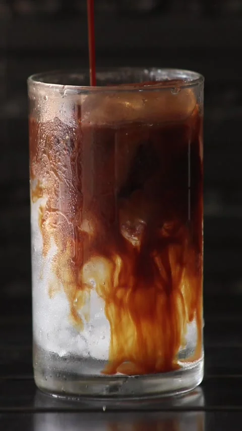 Long Black coffee Stock Footage 333289771