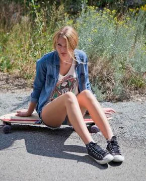 Long boarder Stock Photos