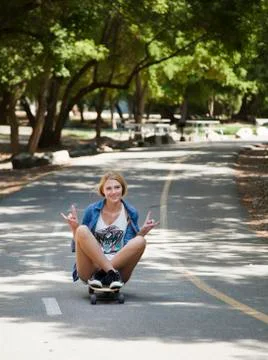 Long boarders Stock Photos