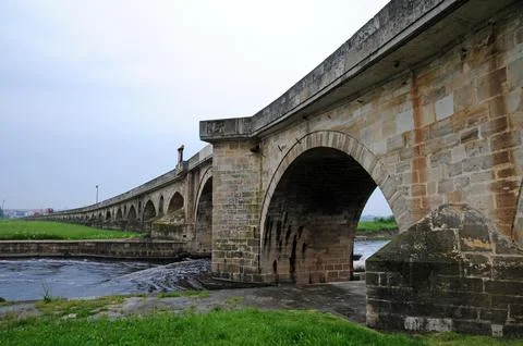 Long Bridge - Edirne Stock Photos