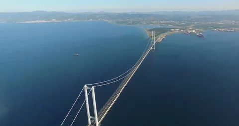 A Long Bridge Video stock 129376025